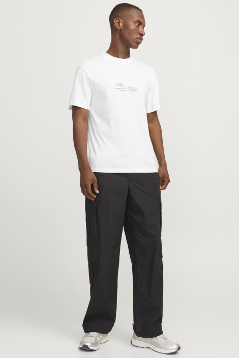 Jack & Jones jcolima logo tee ss crew neck bf ln